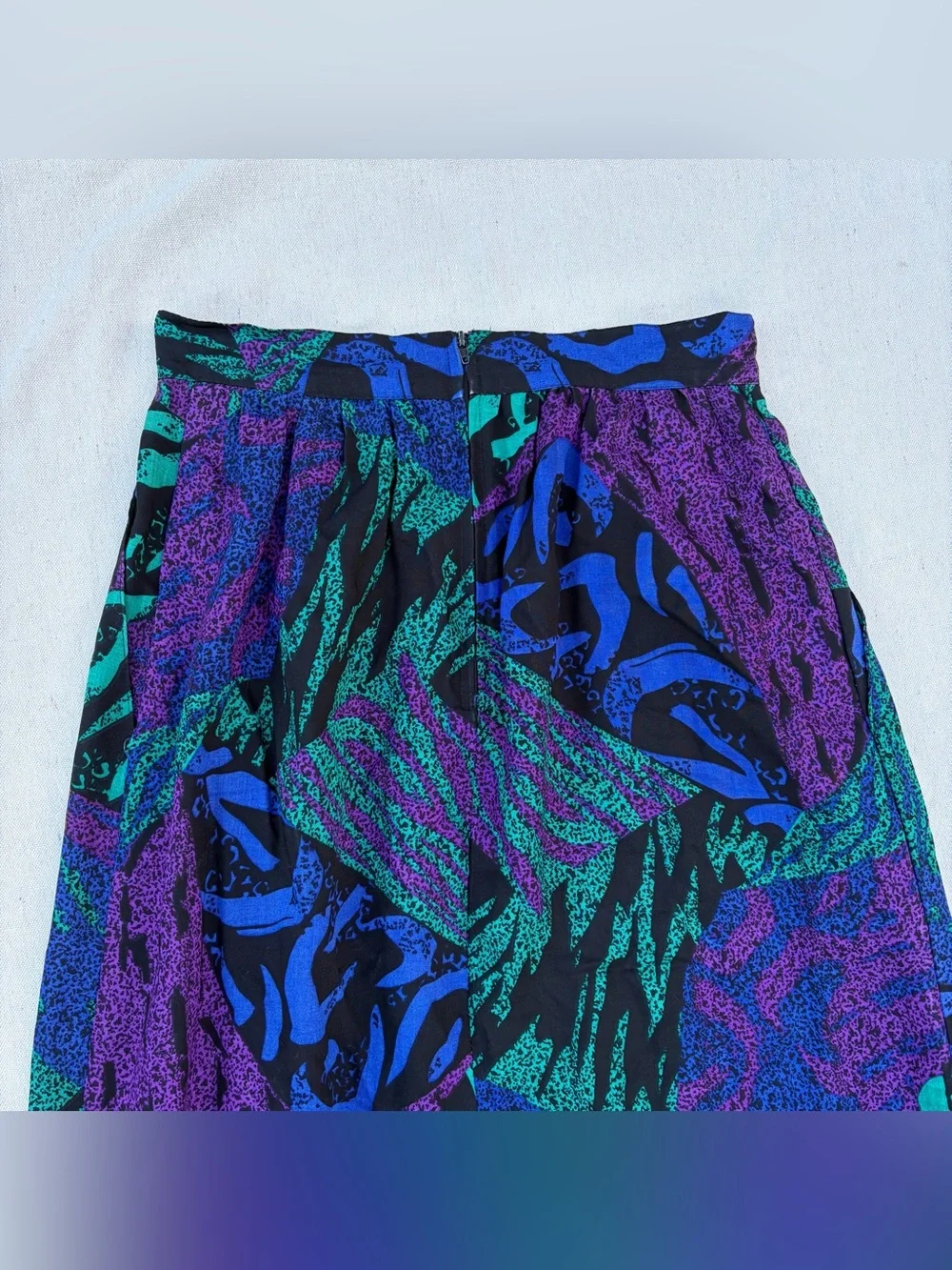 Vintage 80s Mazurka Skirt, Retro Abstract Streetwear - Picture 4 of 8